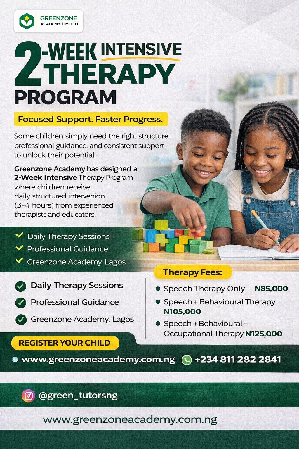 Intensive Therapy Program